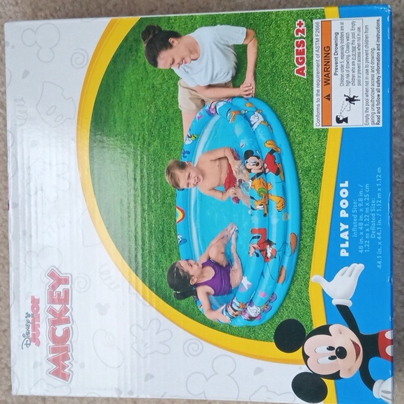 Disney Junior Mickey Play Pool w/ Goggles - Picture 2 of 7